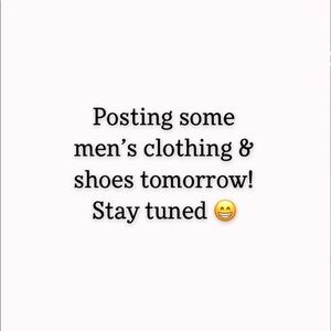 Men’s clothing & Shoes